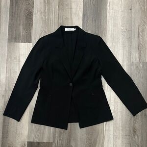 MM Lafleur The Moreland Travel Origami Tech Blazer Black Size 12